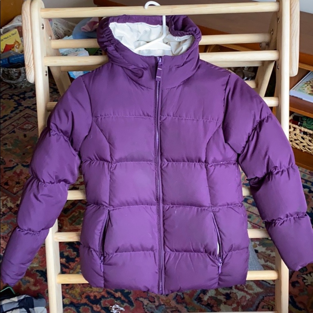 Lands End down puffer coat